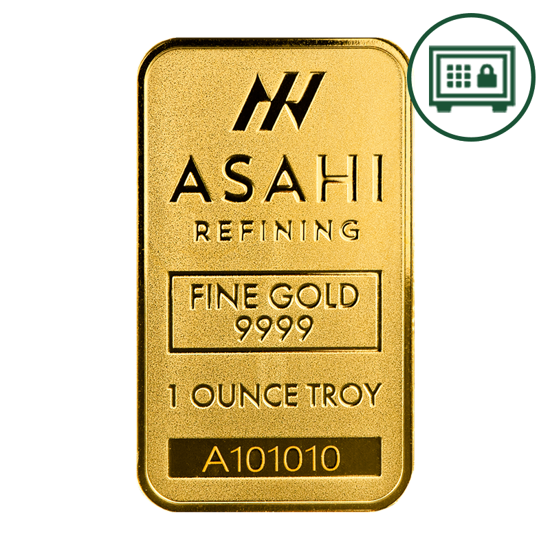 Image pour Lingot d’or de 1 oz Asahi - Stockage sécurisé à partir de Métaux précieux TD